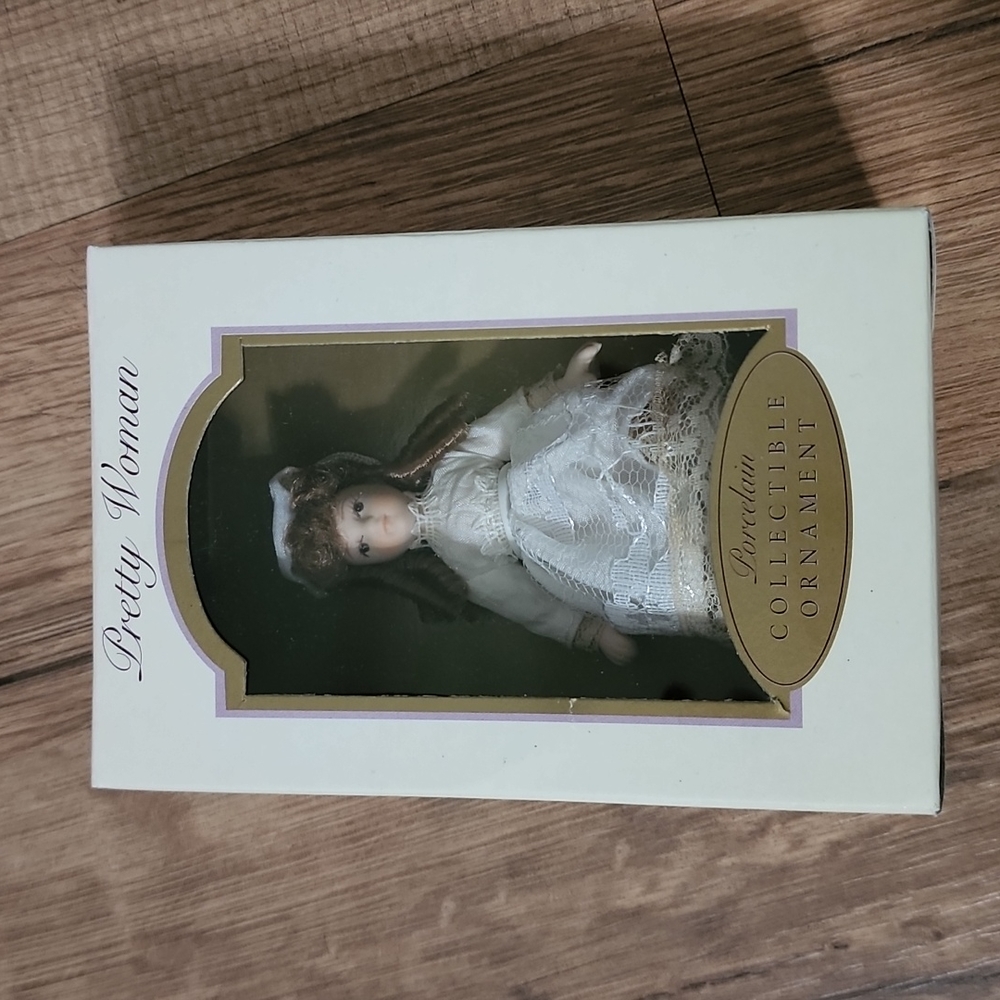 Pretty Woman Porcelain Collectible Ornament